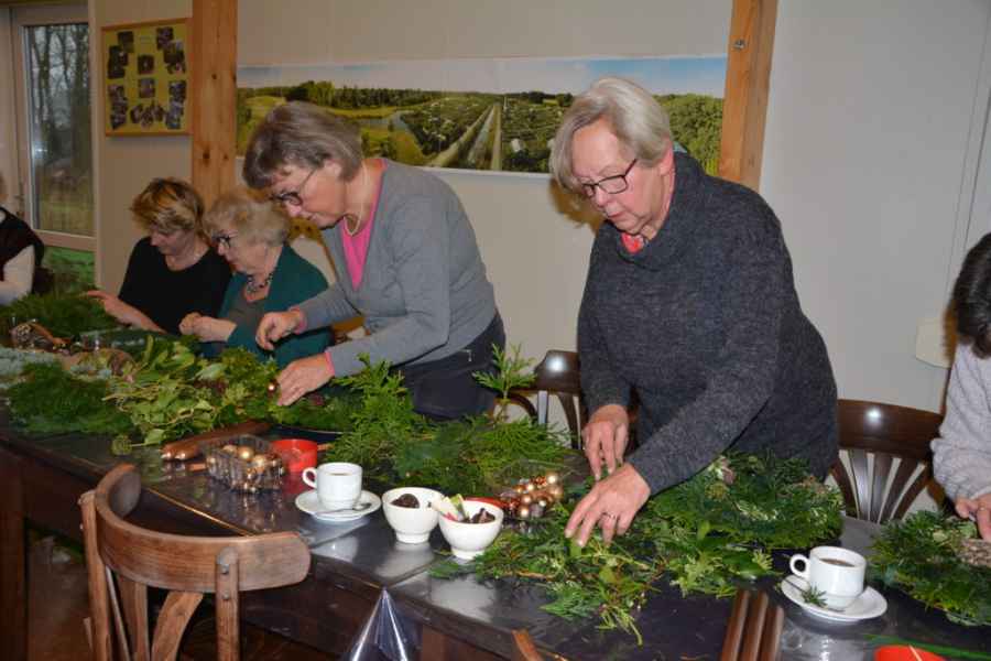 Bloemschikken Kerst