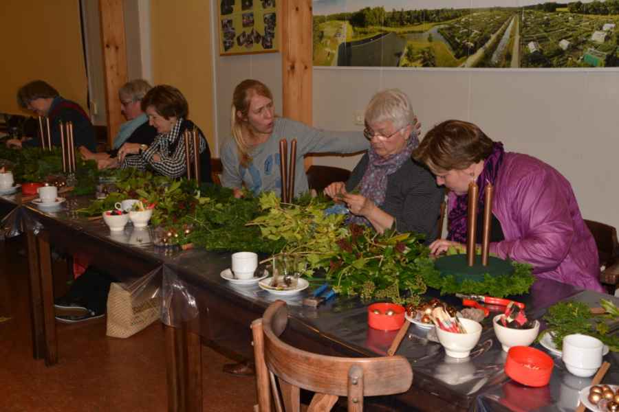 Bloemschikken Kerst