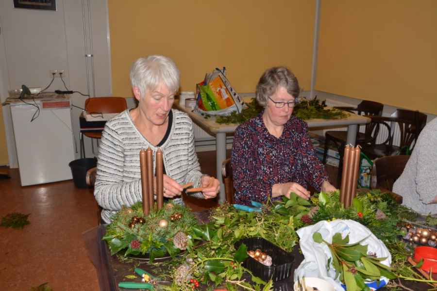 Bloemschikken Kerst